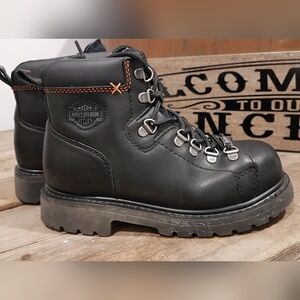 Harley-Davidson Women's / Men's Black Leather Boots